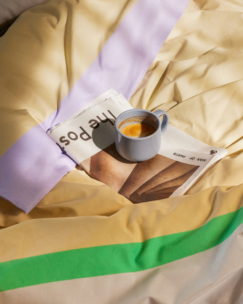 Hübsch kop/schotel Amare - steenpoeder - ø9xh6, ø13xh3cm - vtwonen shop