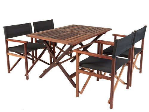 MaximaVida tuinmeubel beschermhoes London 130 x 130 x 90 cm zwart- zware uitvoering - vtwonen shop