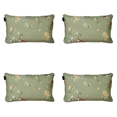 Madison sierkussen Aria - groen - 30x50x10cm - set van 4