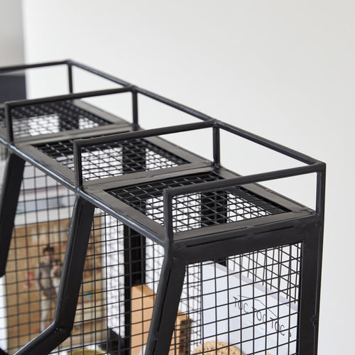 Tikamoon Metalen opbergmeubel - Zwart - vtwonen shop