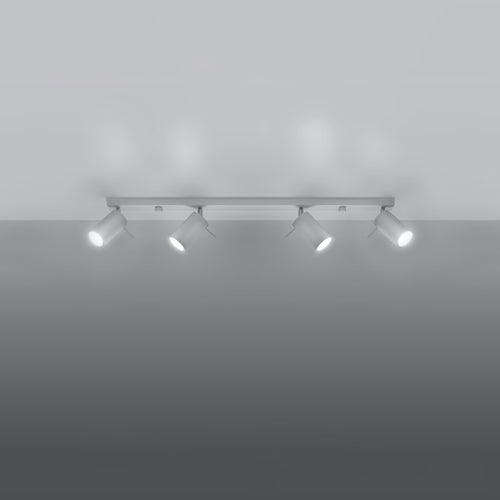 Sollux Lighting Plafondlamp RING 4L wit - 80x6x16cm