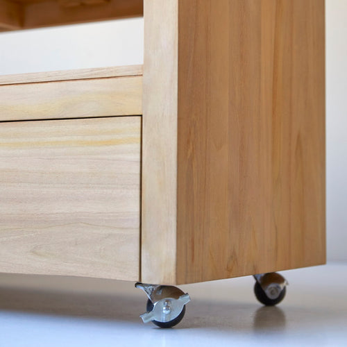 Tikamoon Tv-meubel van massief teakhout 180 cm - Naturel - vtwonen shop