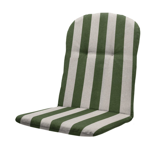 Madison kuipstoelkussen hoge rug Amora - groen - 45x45x3,5cm - set van 4