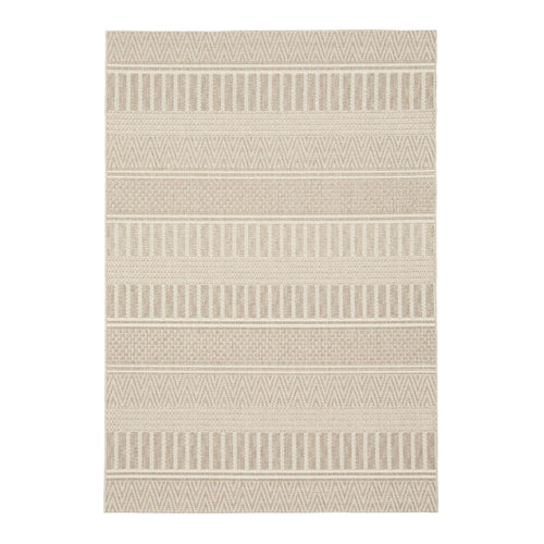 AFK Living vloerkleed Maasai - voor binnen en buiten - beige - 80 x 150 cm