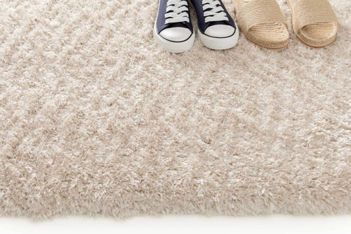 Interieur05 Hoogpolig vloerkleed Fender wit/creme - 200 x 290 cm