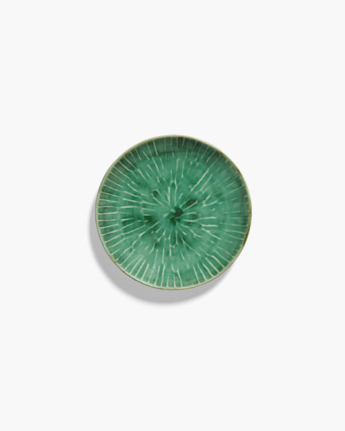 Serax voorgerecht bord groen Verde Lanza - vtwonen shop