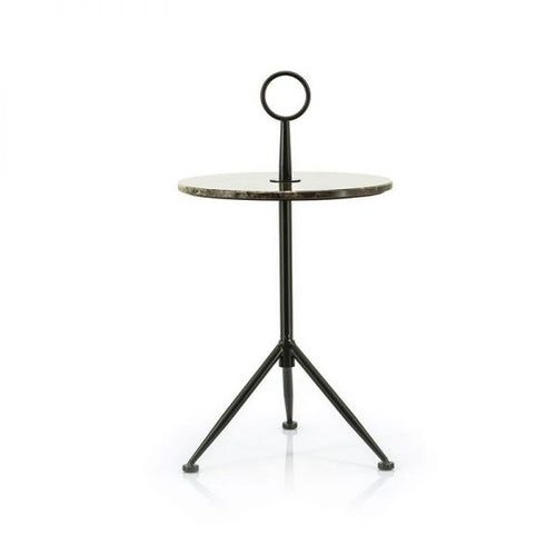 FurniLux By Boo Bijzettafel Dober Marmer Bruin 42x42x74 cm - vtwonen shop