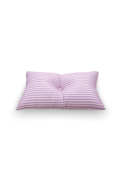 vtwonen - Sierkussens - Gestreept - Set van 2 - Lila - 35x55cm