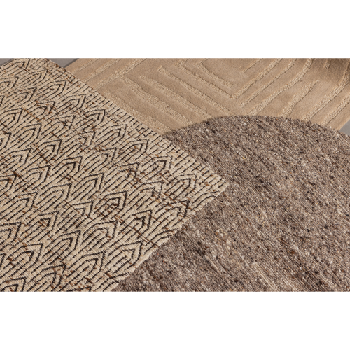 WOOOD Alicia vloerkleed - Wol - Zand - 170x240