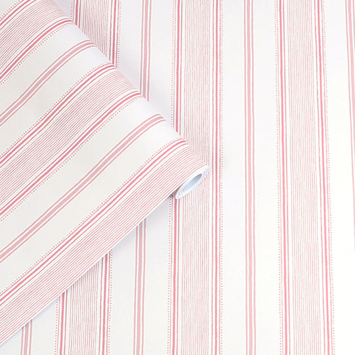 Laura Ashley vliesbehang Heacham Stripe Blush - roze - 10mx52cm - vtwonen shop