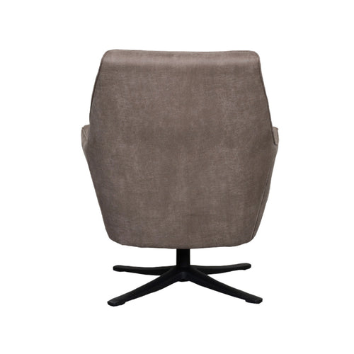LABEL51 Fauteuil Tod - Taupe Stof - Draaibaar - vtwonen shop