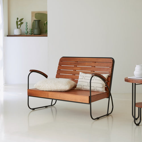 Tikamoon Key Wood - Vierzits massief acacia loungeset - Naturel - vtwonen shop