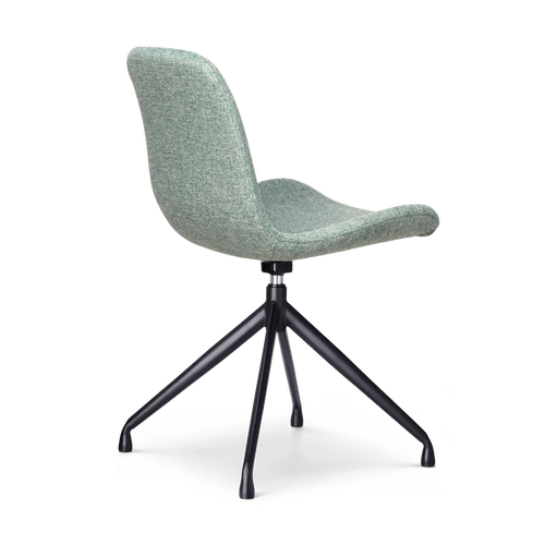 Nolon Nola-Fé Draaibare Eetkamerstoelen Set van 2 Zacht groen - Zwart