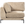 vtwonen elementen bank Couple - Polyester - Zand - Hoek/Poef/Loveseat/Lounge