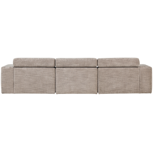WOOOD chaise longue bank links Novi - Polyester - Naturel Melange - vtwonen shop