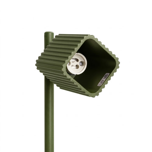 Sollux Lighting Tafellamp RAYO olijfgroen - 14,5x14,5x43cm