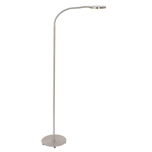 Mexlite vloerlamp Platu - 1 lichts - 64x 132 cm - mat chroom - vtwonen shop