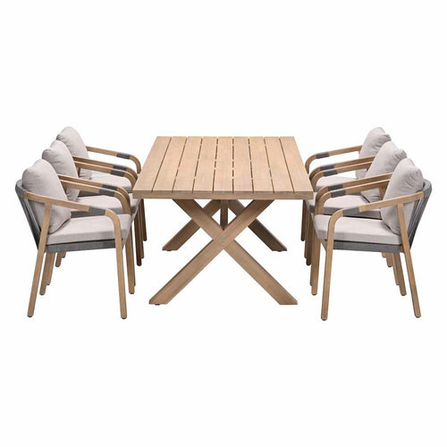 Garden Impressions tuinset Alora - Tamako - bruin - 220x100 cm - 7-delig