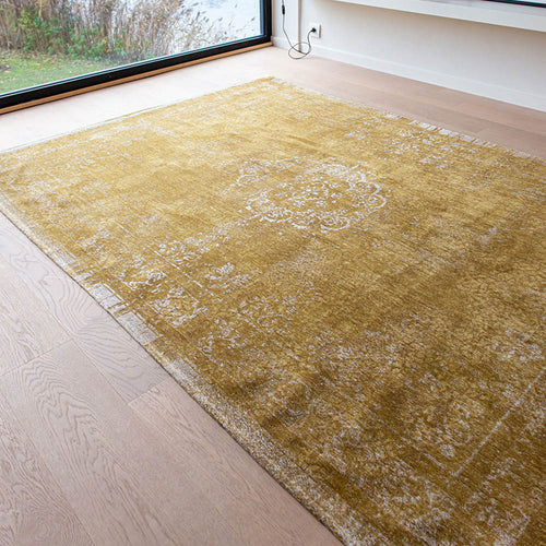 Louis De Poortere vloerkleed Spring Moss - geel - 280x390cm - vtwonen shop