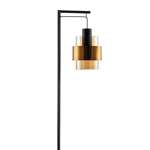 Freelight vloerlamp Chiasso - 1 lichts - 28  x 170   cm - zwart goud - vtwonen shop