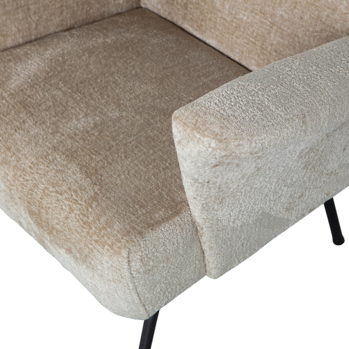 BePureHome fauteuil Muse - Geweven stof - Naturel - 77x73x70 - vtwonen shop