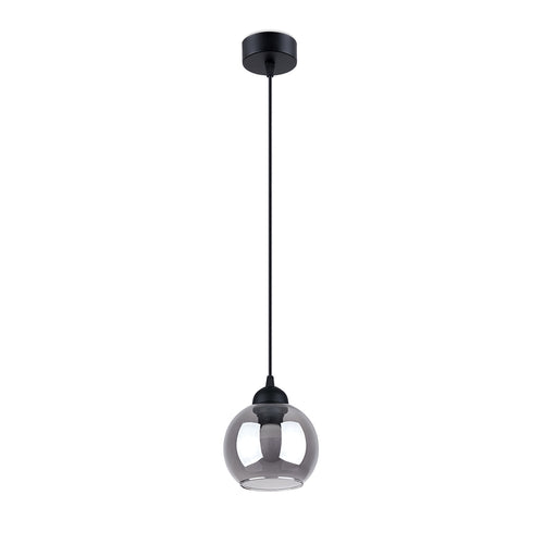 Sollux Lighting Hanglamp ALINO 1 zwart - 15x15x130cm