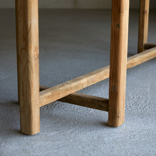 Tikamoon Eettafel van gerecycled massief teakhout voor 6/8 personen - Naturel - vtwonen shop