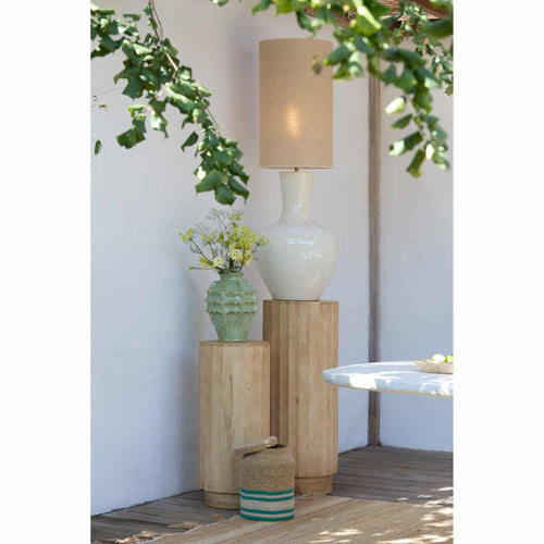 Light & Living vaas Loseto - groen - Ø26cm