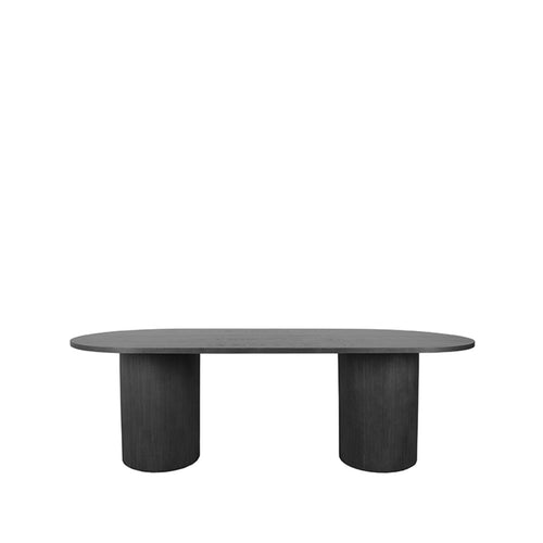 LABEL51 Eettafel Oliva - Zwart Eikenhout - 240x120x75cm