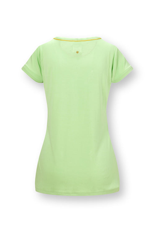 Pip Studio - Toy Pyjama Shirt - Dames - Effen - Groen - XXL - vtwonen shop