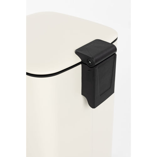 Housecraft Living Mark Prullenbak met Pedaal 30 Liter – Soft Close Afvalbak Crème