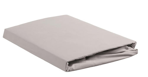Beddinghouse - Percale-katoen - Split-topper - Hoeslaken - 140x200 cm - Licht grijs