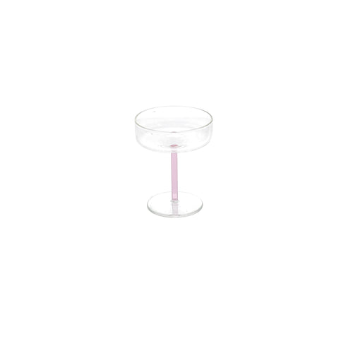 Ona - Champagneglas 20cl coupe roze Fizz - Set van 2