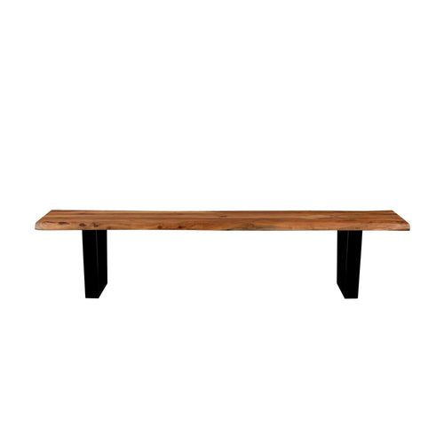 Dutchbone Aka Eettafelbank 200X45 cm Hout - Bruin - vtwonen shop