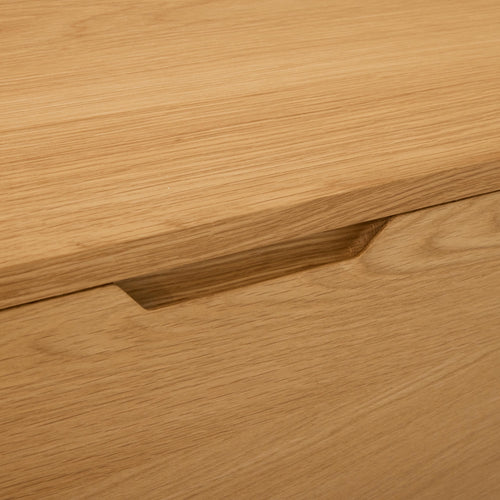 Furnhouse tv-meubel Nyborg - Natuurlijk eikenhout - MDF, Eikenfineer - 45x180x52