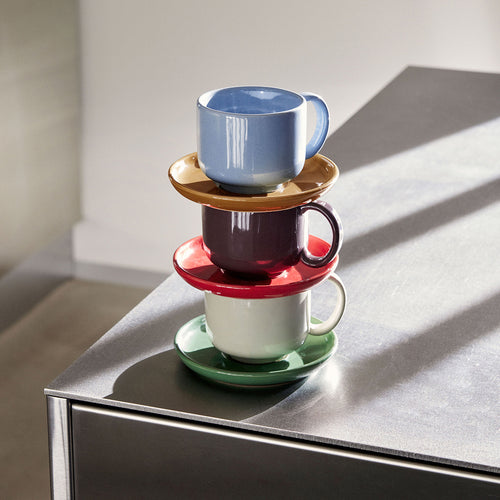 Hübsch kopje/schoteltje Amare - steenpoeder - ø9xh6, ø13xh3cm - vtwonen shop