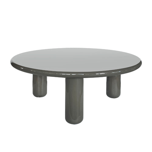 DÉJA Living Salontafel Jelsa - Rond Kaki Groen Glossy MDF - 90x90x35cm