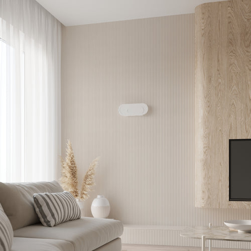Sollux Lighting Wandlamp SACCON wit - 40x6x15cm