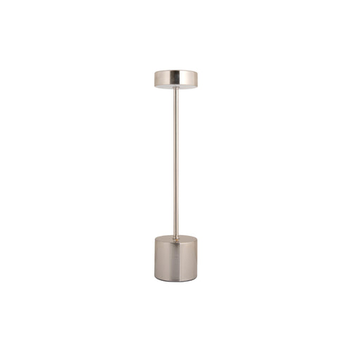 Leitmotiv tafellamp Ganar LED - zilver - Ø8cm - vtwonen shop