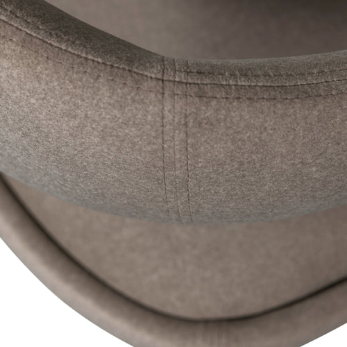 vtwonen eetkamerstoelen Arms - Polyester - Bruin - Set van 6