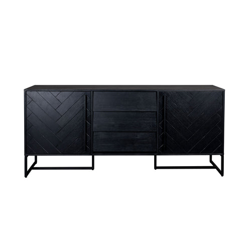 Dutchbone Class Dressoir Hoog Acaciahout Zwart - vtwonen shop