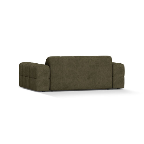 Cosmopolitan Design - Bank Chicago 2-zits, chenille groente - 102x178x78cm