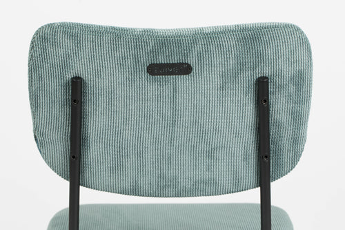 Zuiver Benson Eetkamerstoelen Grijs/Blauw - Set van 2 - vtwonen shop