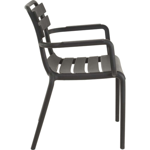 Lesli Living bistrostoel Torvi - zwart - 54x56x81cm