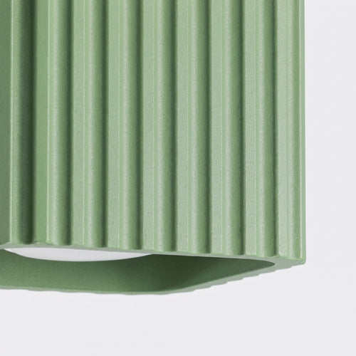 Sollux Lighting Plafondlamp RIFF 1 saliegroen GU10 - 10x10x10cm