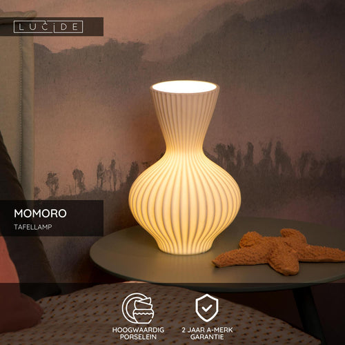 Lucide tafellamp MOMORO - 1xE14 - Wit