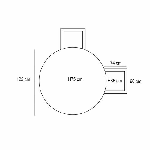 Garden Impressions tuinset Yima - Tulli licht grijs - 5-delig - vtwonen shop