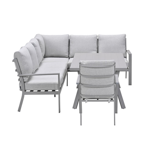 Garden Impressions lounge dining set Senja valley sand - 4-delig - rechts incl stoel - vtwonen shop