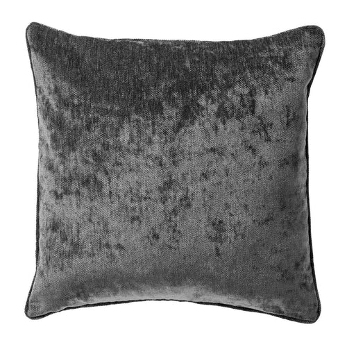 KUSSENSET - 4-delig - Velvet Elegance - 45x45 cm - inclusief binnenkussens - antraciet, taupe