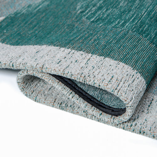 Lola&Moi vloerkleed Green Eggs - turquoise - 170x240cm